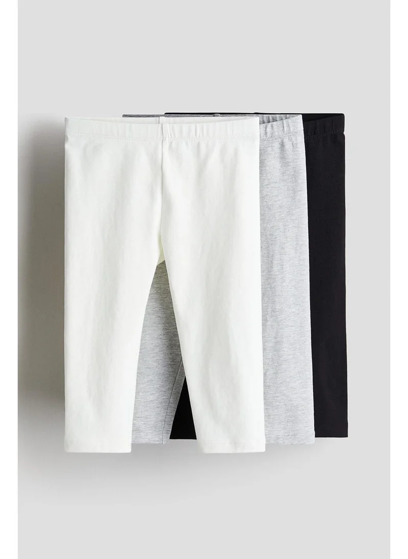 H&M 3-pack cotton leggings