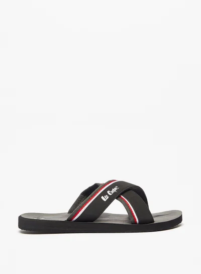 Lee Cooper Men's Cross Strap Flip Flops