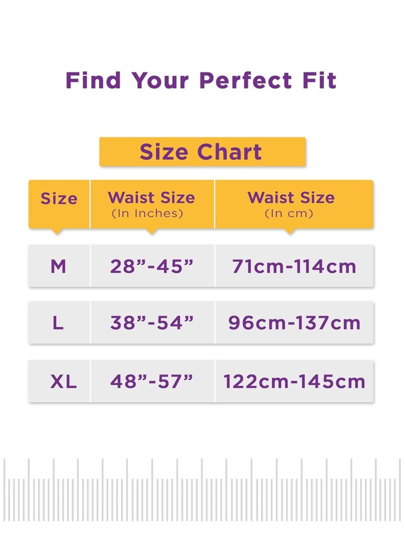 الحفاضات حفاضات Eldiapers للبالغين بنمط شريطي، للجنسين، مقاس XL 48-57 بوصة، 10 حفاضات، حماية من 8 إلى 10 ساعات - Image 5