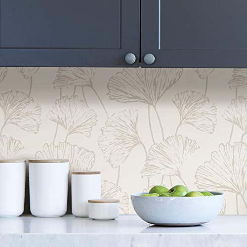 NuWallpaper Silver Hikarigaoka Peel and Stick Wallpaper, NUS3578 - Image 3