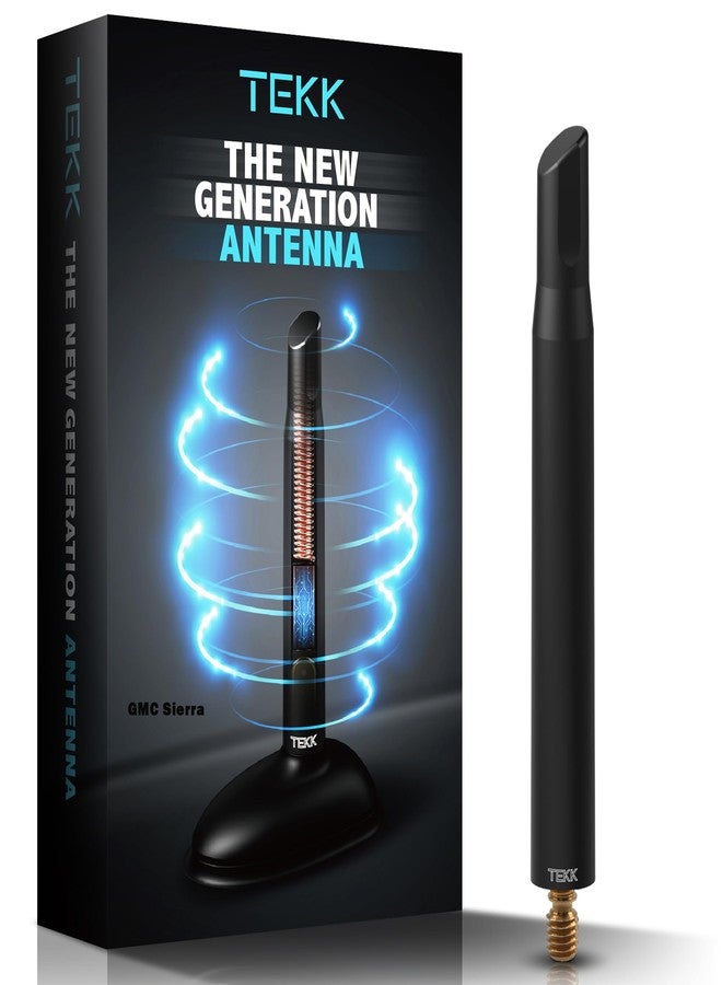 TEKK Short Antenna Compatible with 2007-2026 GMC Sierra 1500 / Designed for Optimized FM/AM Reception / 4.8 Inches - Image 1
