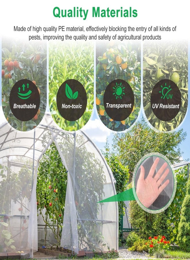 Fippy Garden Mesh Netting, Insect Netting Mesh Garden Netting，Garden Vegetable Plant Protect Netting for Vegetables, Fruits (10 X 50FT) - Image 3