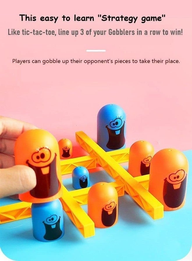Rahasya Enterprise Gobble Board Game, Learning Toys for 2+ Year Old, Tic Tac Toe Game, Brain Games for Kids 5 Years, Strategy Board Games, Board Games for Adults, Kids Brain Development Toys - Image 2