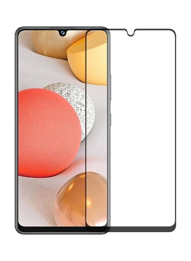 9D Tempered Glass Screen Protector For Samsung Galaxy A50 Black/Clear