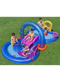 Bestway Bestway Play Center Sea Odyssey 330x188x117cm | Kiddie Pool with Slide | Inflatable Pool for Toddlers and Kids  - Image 2