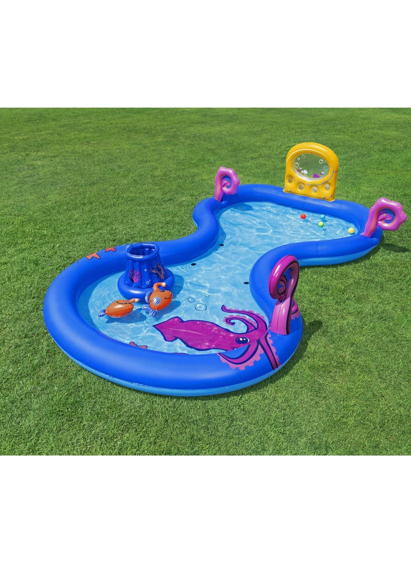 Bestway Play Center Sea Odyssey 330x188x117cm | Kiddie Pool with Slide | Inflatable Pool for Toddlers and Kids