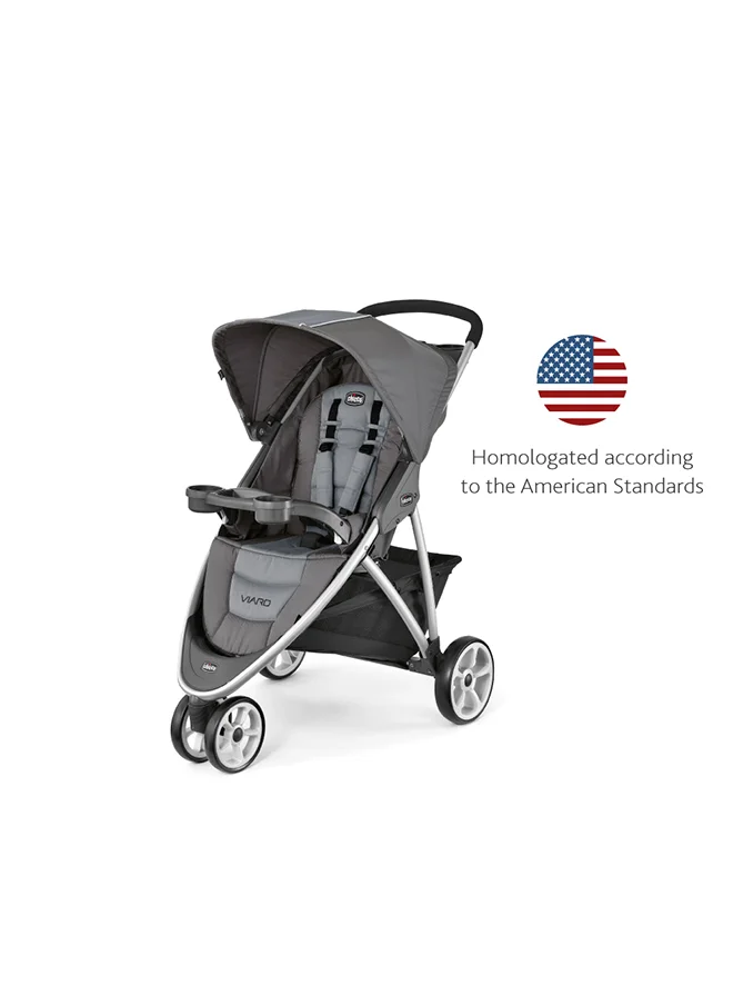 Chicco Viaro Stroller 6M-3Y, Graphite