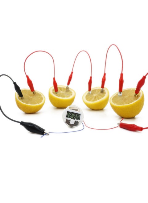 Children's Science Experiment Materials, Fruits And Vegetables, Fruit Batteries, Potato Power Generation, Primary School Students' Stem Physics And Technology Small Production-Color:[send Tools] Material Pack