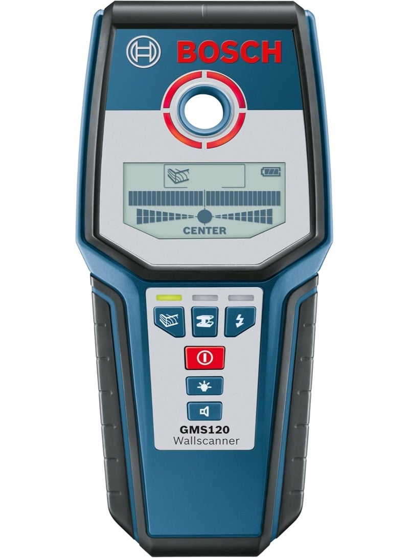 بوش جهاز كشف المعادن والاخشاب والكابلات الحية  من بوش عمق 12 سم موديل  GMS 120 - Image 1
