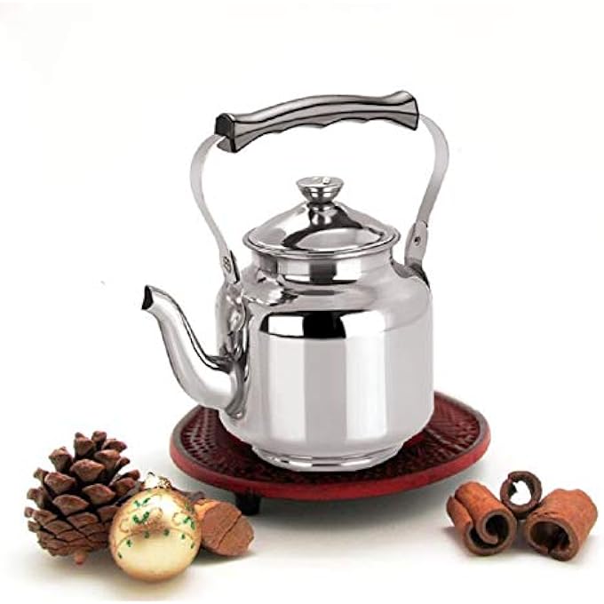 Kuber Industries Stainless Steel Tea KettleHot Water Kettle Capacity Upto 16 Cups Silver - Image 5