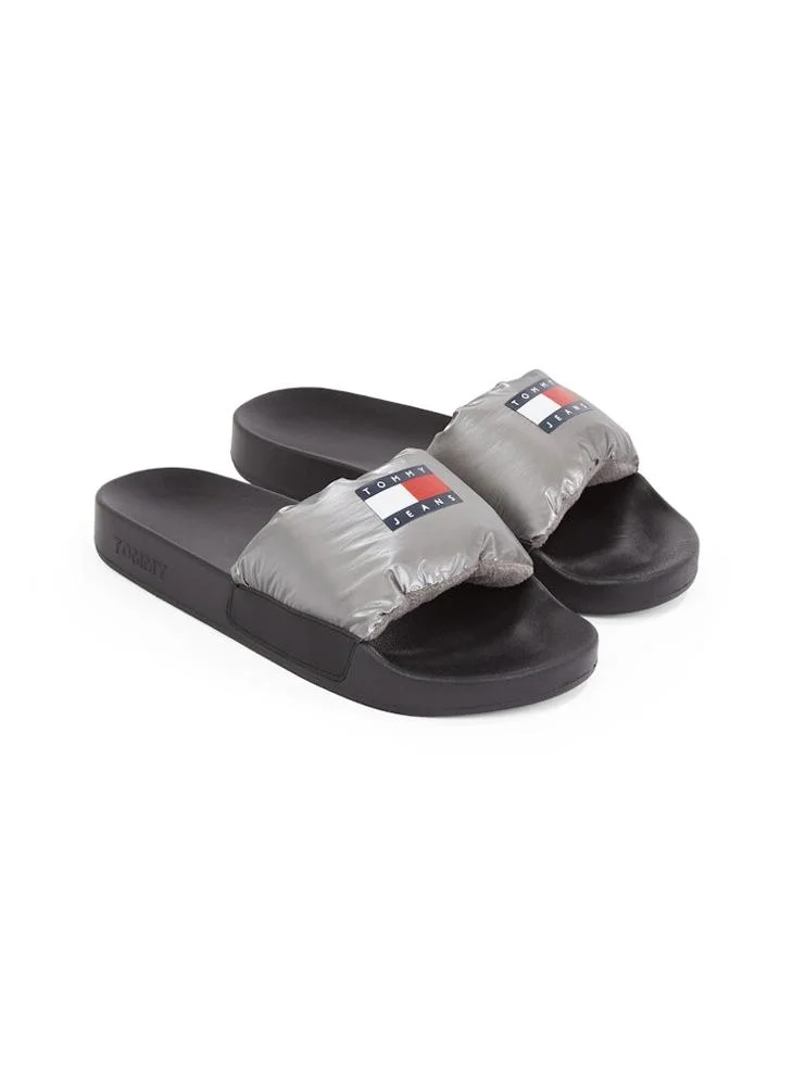 تومي جينز Logo Detailed Flip Flops