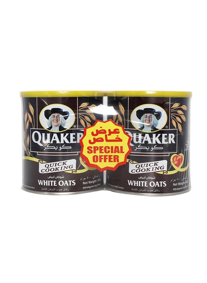 noon Organic Gluten-Free Black Chia Seeds 340grams & Healthy Oats 500grams Pack of 2 Bundle - Image 3