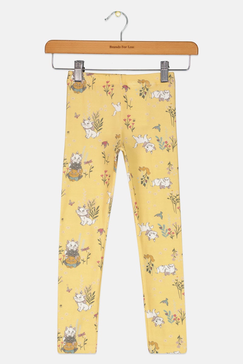 NAME IT Kids Girl Graphic Print Leggings, Multicolor - Image 3