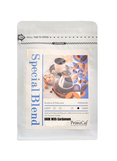Special Blend & High Quality Turkish Coffee Arabica & Robusta, Dark Roasted, with cardamom, 250 gm
