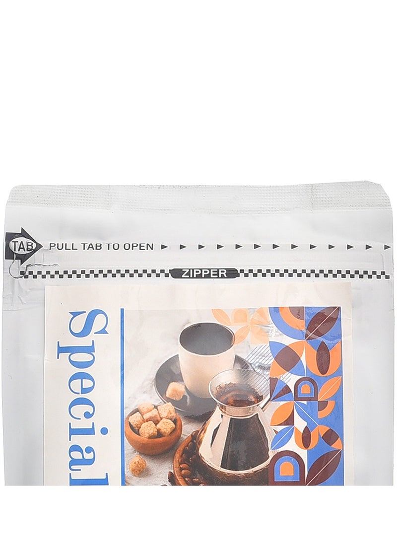 PrimeCaf - Special Blend & High Quality Turkish Coffee Arabica & Robusta, Dark Roasted, with cardamom, 250 gm - Image 1