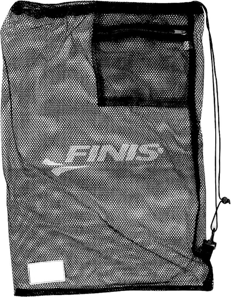 FINIS Mesh Gear Bag for Swim Equipment - Quick-Dry Nylon - Drawstring Closure - Zip Pocket - Hook Attachment - Image 1
