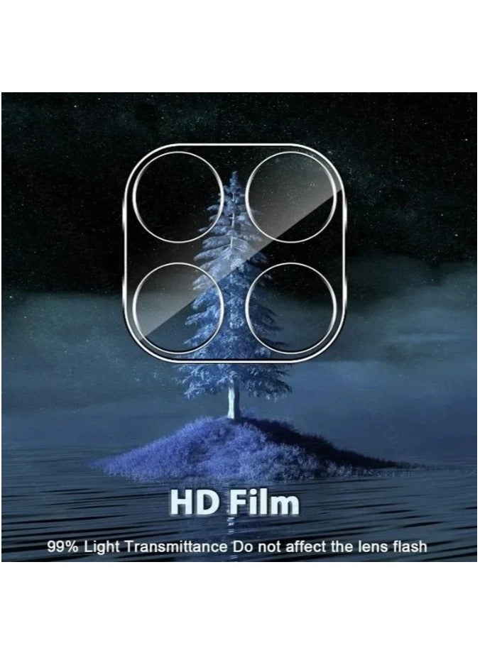 2 In 1Tempered Glass and Camera Lens Protector for Redmi 14T, HD Clear 9H Hardness [Case Friendly] Film Bubble Free - Image 3