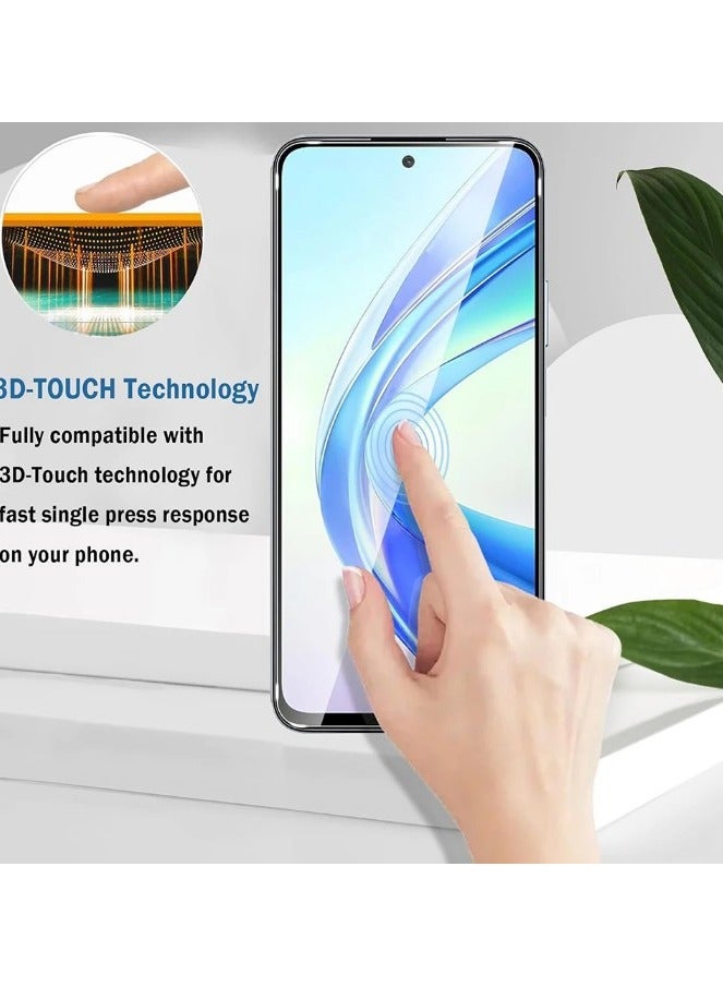 2 In 1Tempered Glass and Camera Lens Protector for Redmi 14T, HD Clear 9H Hardness [Case Friendly] Film Bubble Free - Image 4