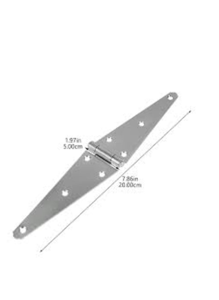 KNP - KNP Heavy Duty Strap Hinges 6 Inch are designed for robust applications where superior strength and durability are required. - Image 1