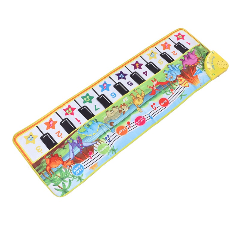 Baby Piano Keyboard Mat Improve Coordination Folding Educational Baby Musical Toy Play Pad - Image 3