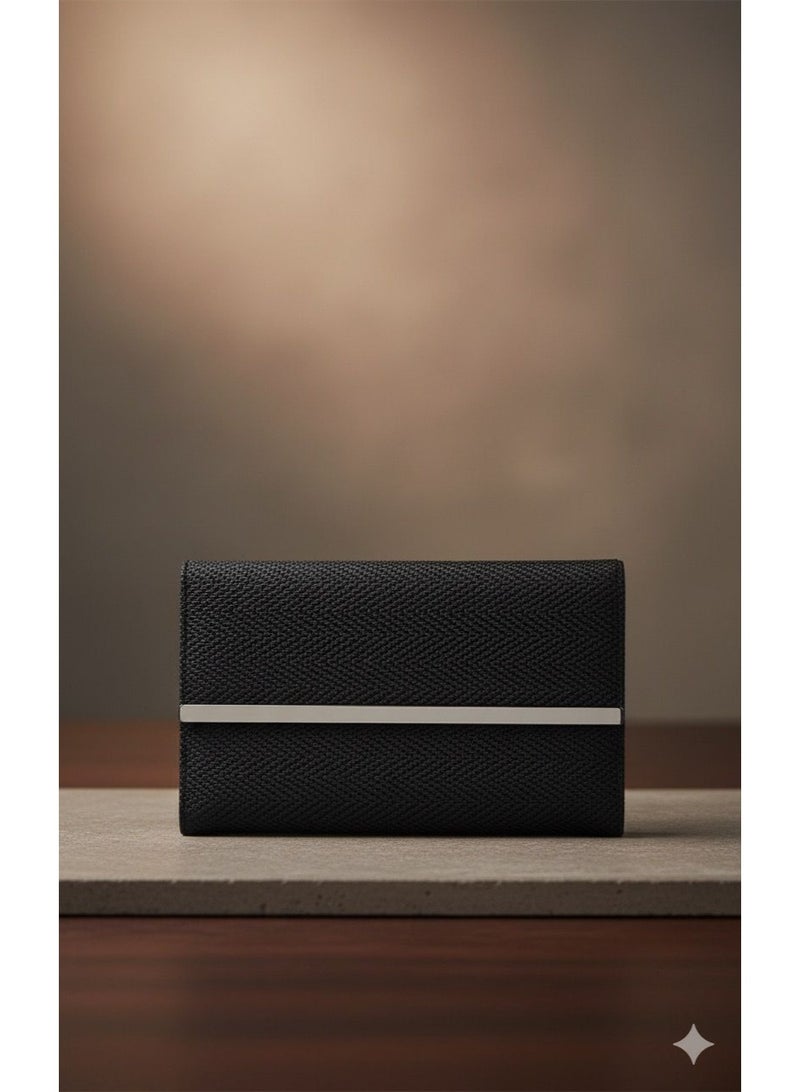 دفتر ملاحظات أسود فاخر مع قلم – تصميم داكن للمحترفين - Image 4