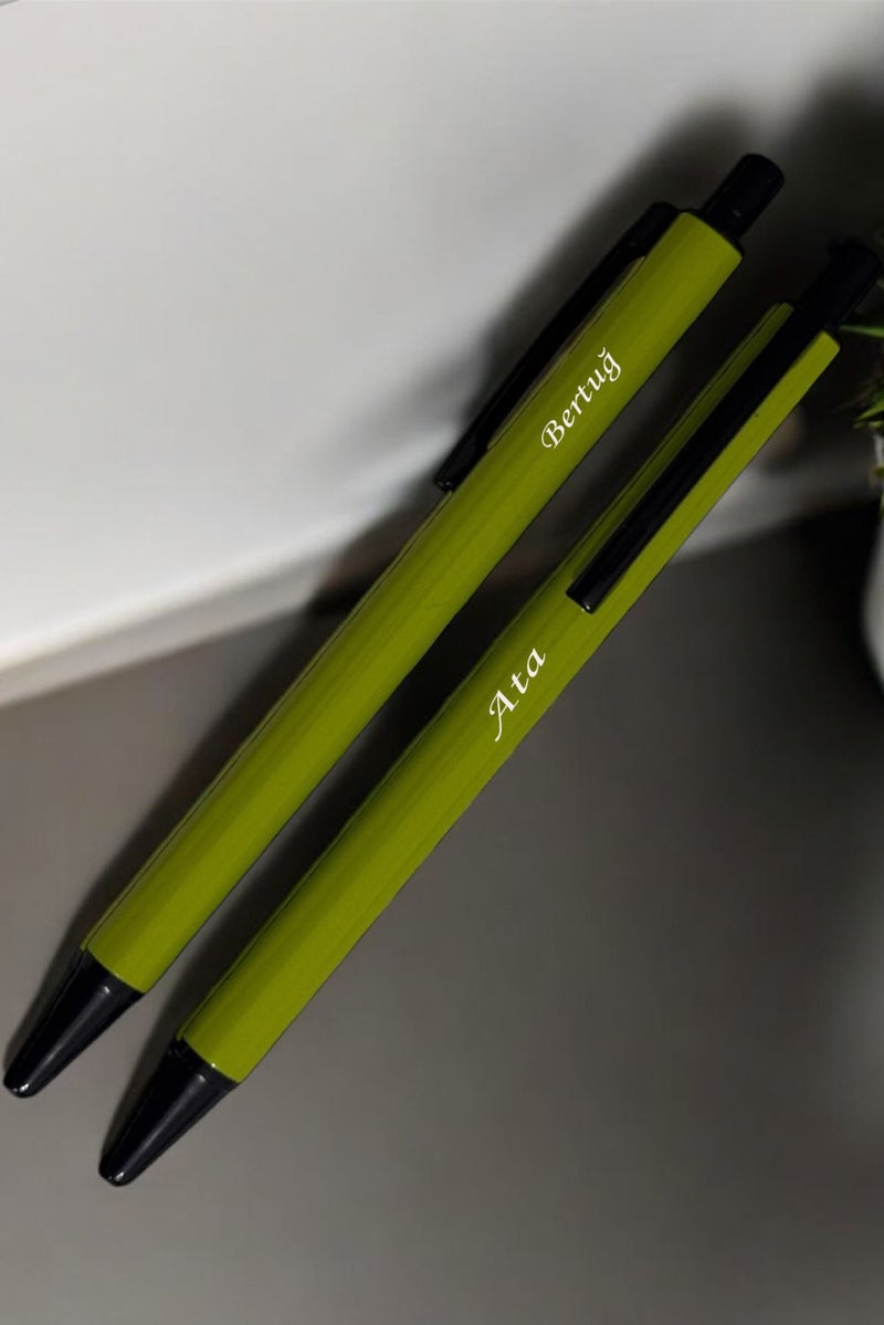 Tusah Metal Ballpoint Pen Set of 5 Personalized  - Image 4