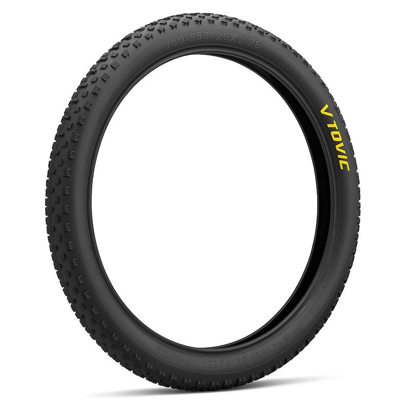 V-Tovic Tires 26 Inch Bicycle Tire – 60-559 (26x2.35) Premium Hybrid & Road Bike Tire, Durable Rubber Compound, Strong Sidewall Protection, Anti-Slip Grooved Tread, Ideal for Commuting & Long Rides - Image 5