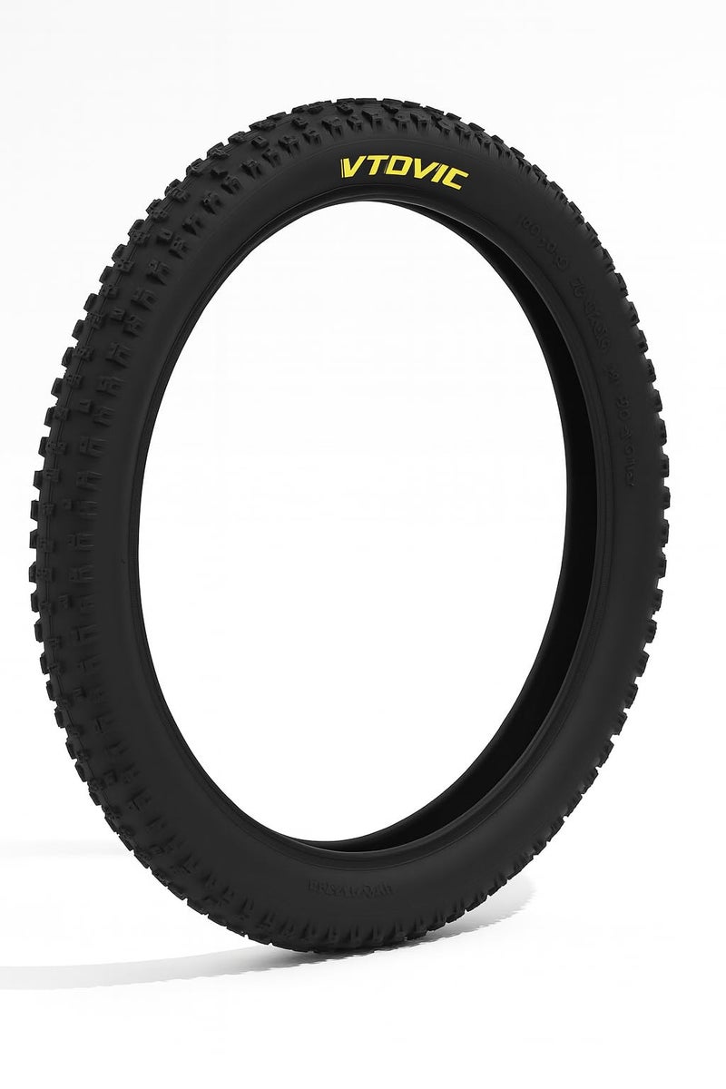 V-Tovic Tires 26 Inch Bicycle Tire – 60-559 (26x2.35) Premium Hybrid & Road Bike Tire, Durable Rubber Compound, Strong Sidewall Protection, Anti-Slip Grooved Tread, Ideal for Commuting & Long Rides - Image 4
