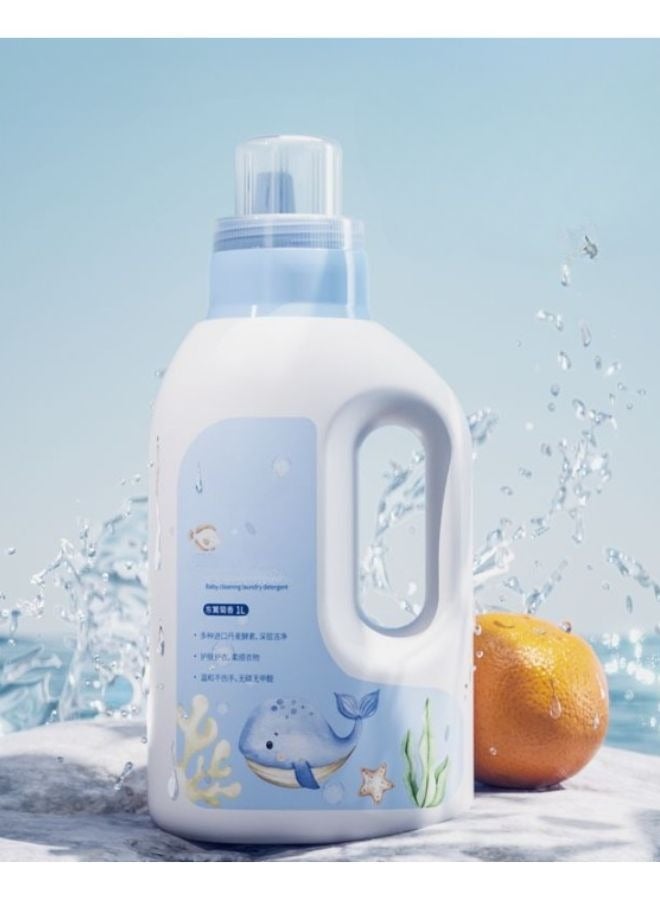 Be a better mom Delicate Laundry Detergent for Baby Effective Stain Removal Keep Clothes Soft Protective Mild Amino Acid Gently Cleans Eliminates Stains Ideal for Baby Cloths - Image 1