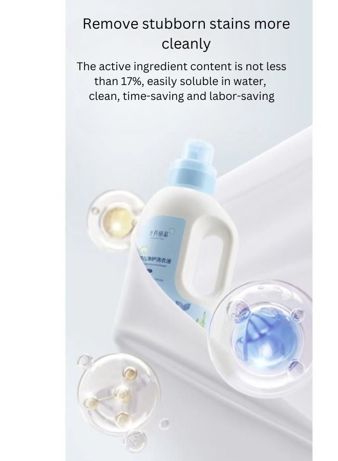 Be a better mom Delicate Laundry Detergent for Baby Effective Stain Removal Keep Clothes Soft Protective Mild Amino Acid Gently Cleans Eliminates Stains Ideal for Baby Cloths - Image 5
