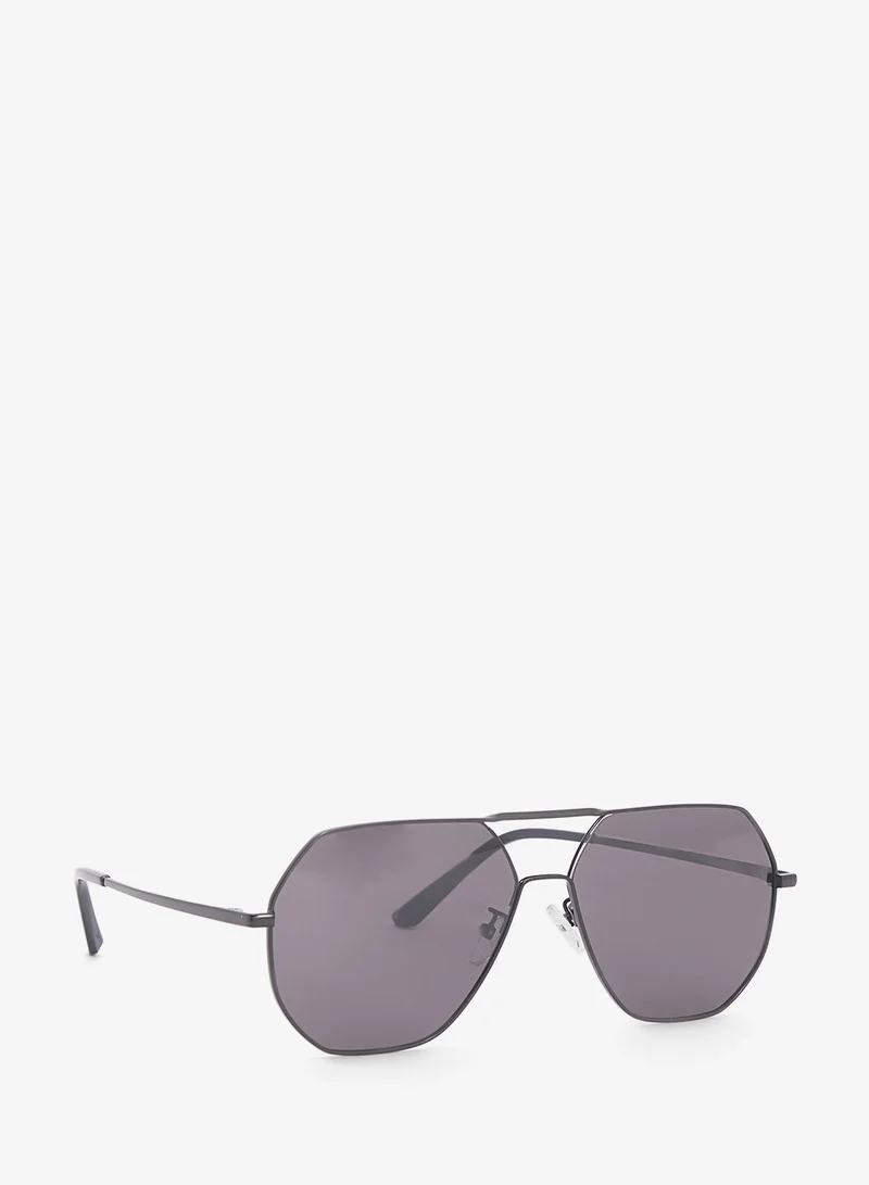 Robert Wood Polarized  Angular Aviator  Sunglasses