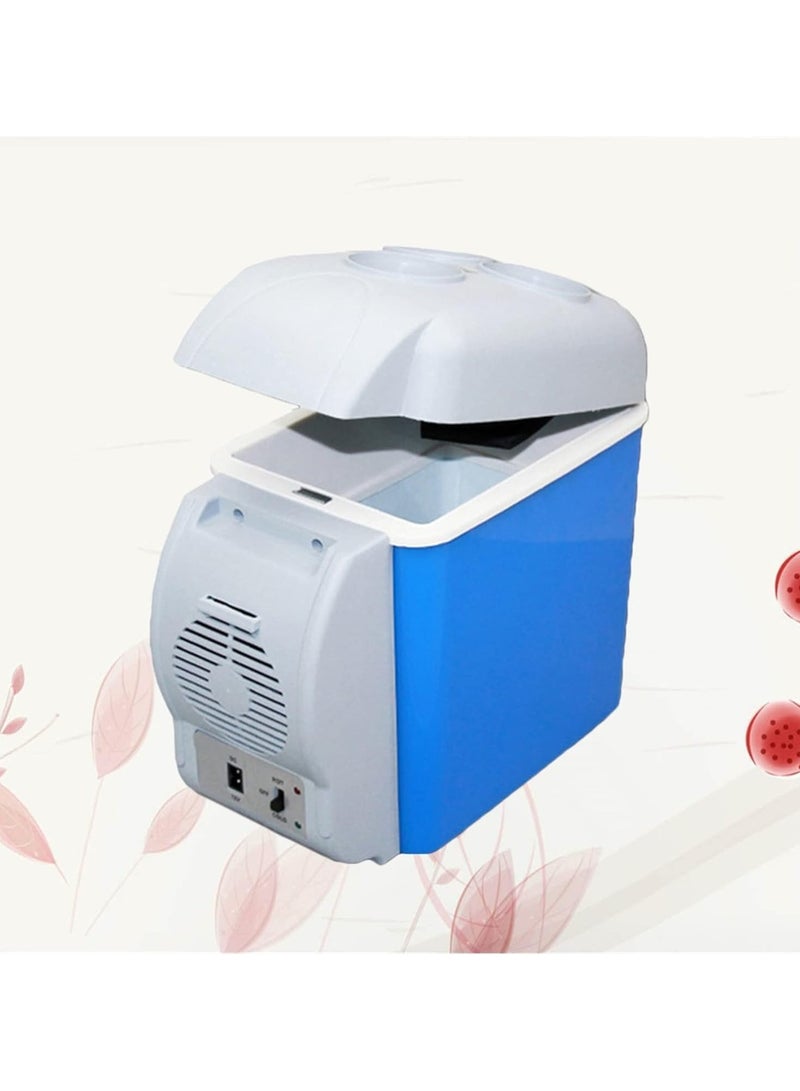 12V Compact Cooler Warmer Mini Fridge Mini Car Refrigerator Camping Fridge Electric Cool Box Cooler Warmer Travel Portable Box Freezer for Bedroom, Office, Car  - Image 5
