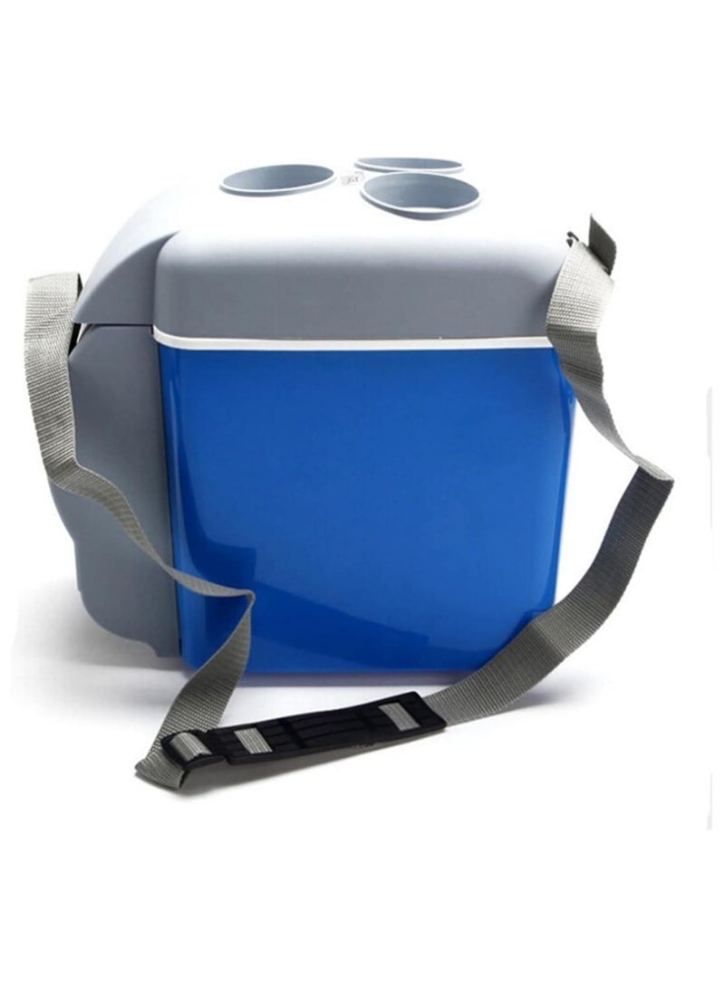 12V Compact Cooler Warmer Mini Fridge Mini Car Refrigerator Camping Fridge Electric Cool Box Cooler Warmer Travel Portable Box Freezer for Bedroom, Office, Car  - Image 3