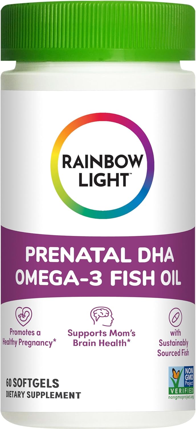 Rainbow Light  Prenatal Dha Smart Essentials Omega3 Fatty Acids 60 Softgels - Image 1