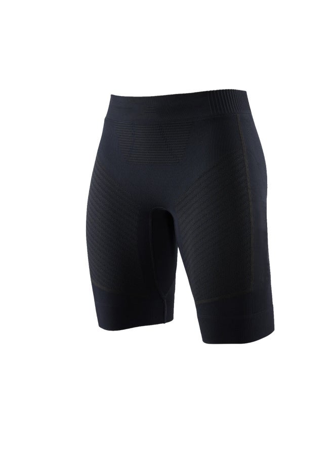 [customized] European And American Solid Color Cycling Shorts Outdoor Sports Fitness Pants Quick-drying High Elastic Slim Yoga Pants