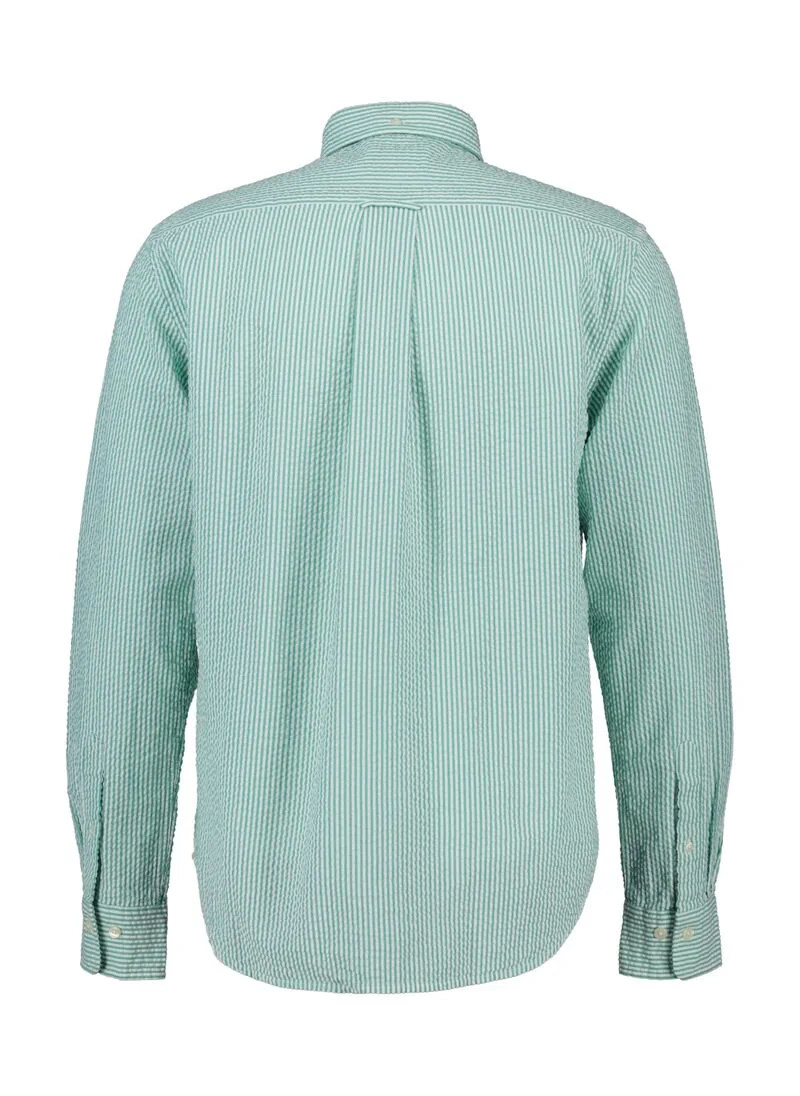 غانت Gant Regular Seersucker Stripe Ss Shirt