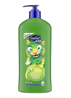 Suave Suave 3-in-1 Body Wash, Shampoo and Conditioner Silly Apple, 532ml 