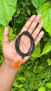 Bague karungali malai Original 108 Beads 100% Natural 6 MM Unpolished Divine Hindu Karungali Mala Original with Lab Certificate - Image 3