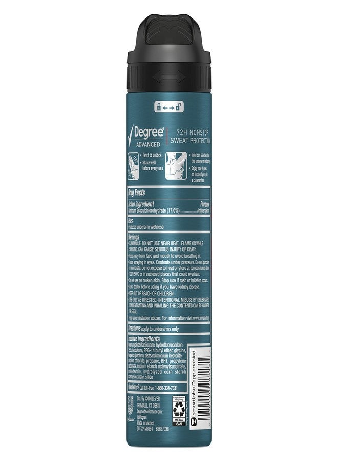 Degree, Men Anti-Perspirant Aerosol Advance Nonstop, 3.8 Ounce - Image 2