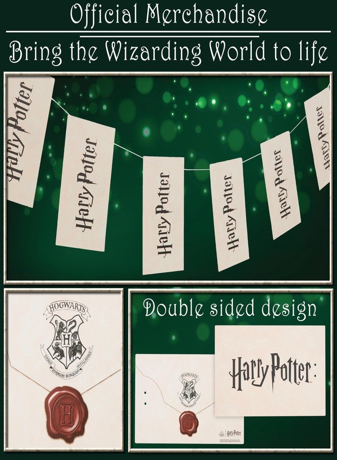 Harry Potter Hogwarts Acceptance Letter Hanging Decoration 60 Pcs - 6 Strings with 10 Letters Each, Magical Garland Party Floating Banner & Room Decor - Image 5