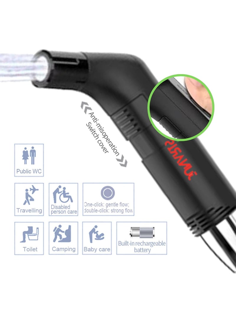 جوناريس شطاف محمول للسفر | بخاخ كهربائي عالي الجودة للعناية الشخصية للتخييم والسفر والاستخدامات الخارجية | شطاف محمول للسفر والتخييم | شطاف محمول - Image 3