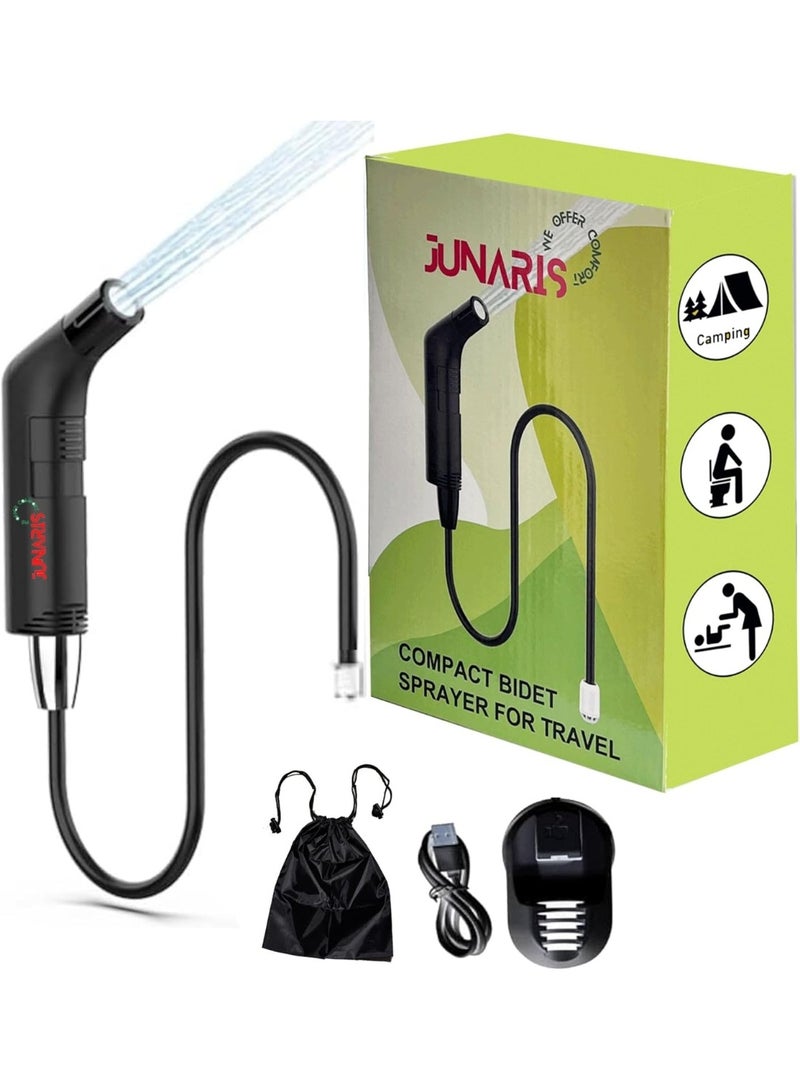 جوناريس شطاف محمول للسفر | بخاخ كهربائي عالي الجودة للعناية الشخصية للتخييم والسفر والاستخدامات الخارجية | شطاف محمول للسفر والتخييم | شطاف محمول - Image 1