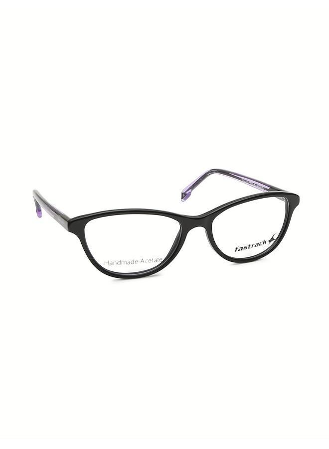 fastrack Crystal Purple And Black Cateye  Rimmed Eyeglasses - Image 2