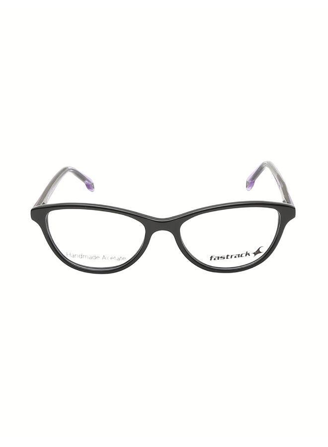 fastrack Crystal Purple And Black Cateye  Rimmed Eyeglasses - Image 1