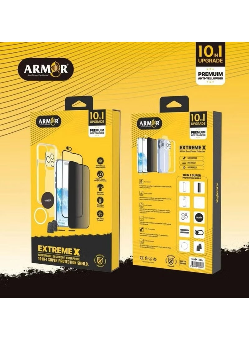 ARMOR 10-in-1 Full Protection Package for Apple iPhone 13 Pro Max - Image 3