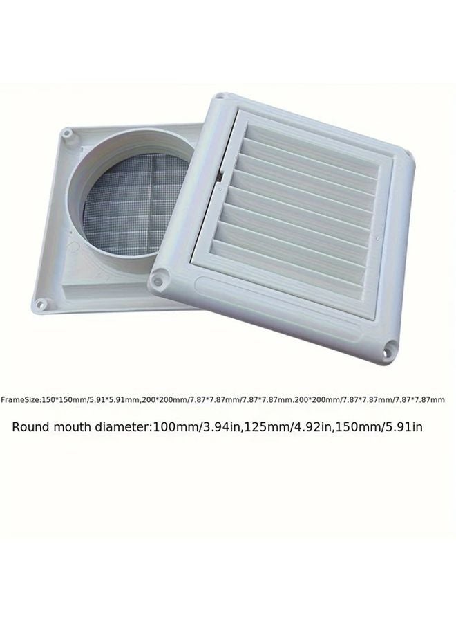 150x150mm Heavy Duty Insect Proof Vent Grille HVAC Duct Cover Easy Installation - Image 4