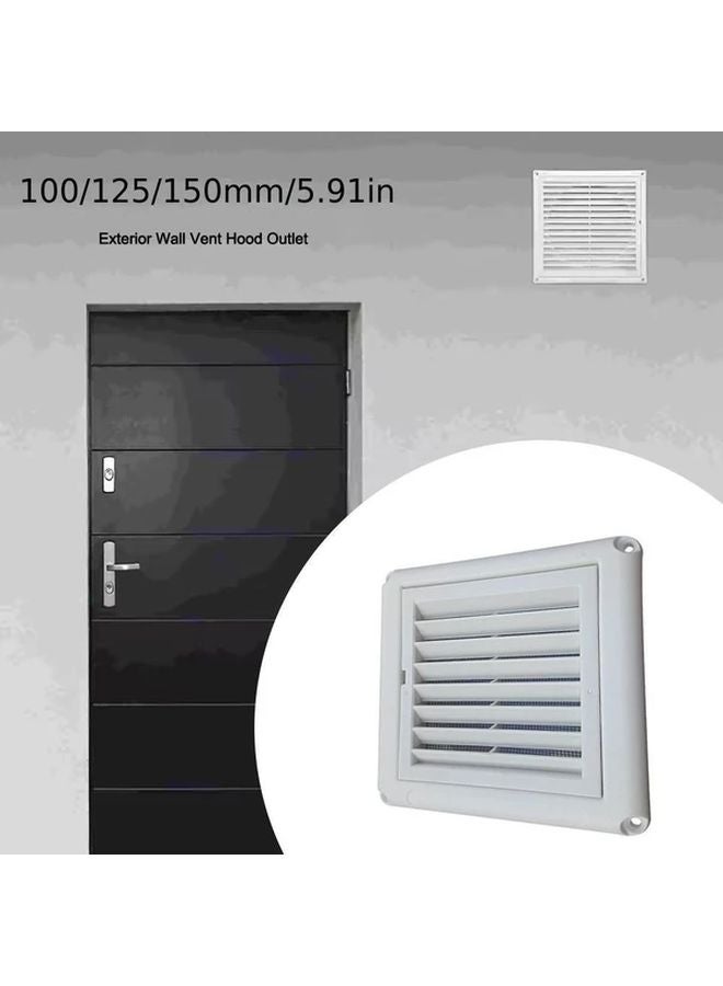 150x150mm Heavy Duty Insect Proof Vent Grille HVAC Duct Cover Easy Installation - Image 2