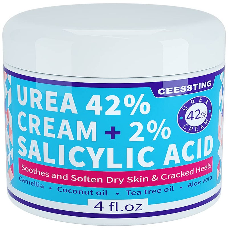 ENVISHA Urea Cream 42 Percent for Feet - 42% Urea Foot Cream with 2% Salicylic Acid - For Feet, Hands, Heels, Elbows, Nails & Knees - 4 oz - Image 4