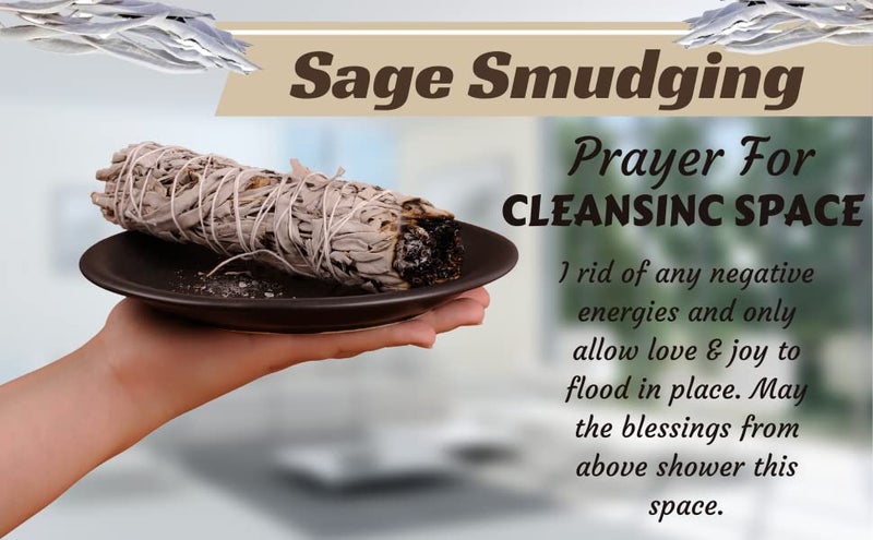 Indian White Sage 5 Bundle Smudging Sticks for Cleansing Home Smudge Rituals (6 Inches, 25-30 Grams Each) Incense Sticks for Removing Negativity,Spiritual Healing,Improves Sleep - Image 5