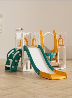 JSAITOYS Indoor Play House Baby Playroom Playground Equipment Plastic Swing And Slides For Children Sliding Toys  - Image 1